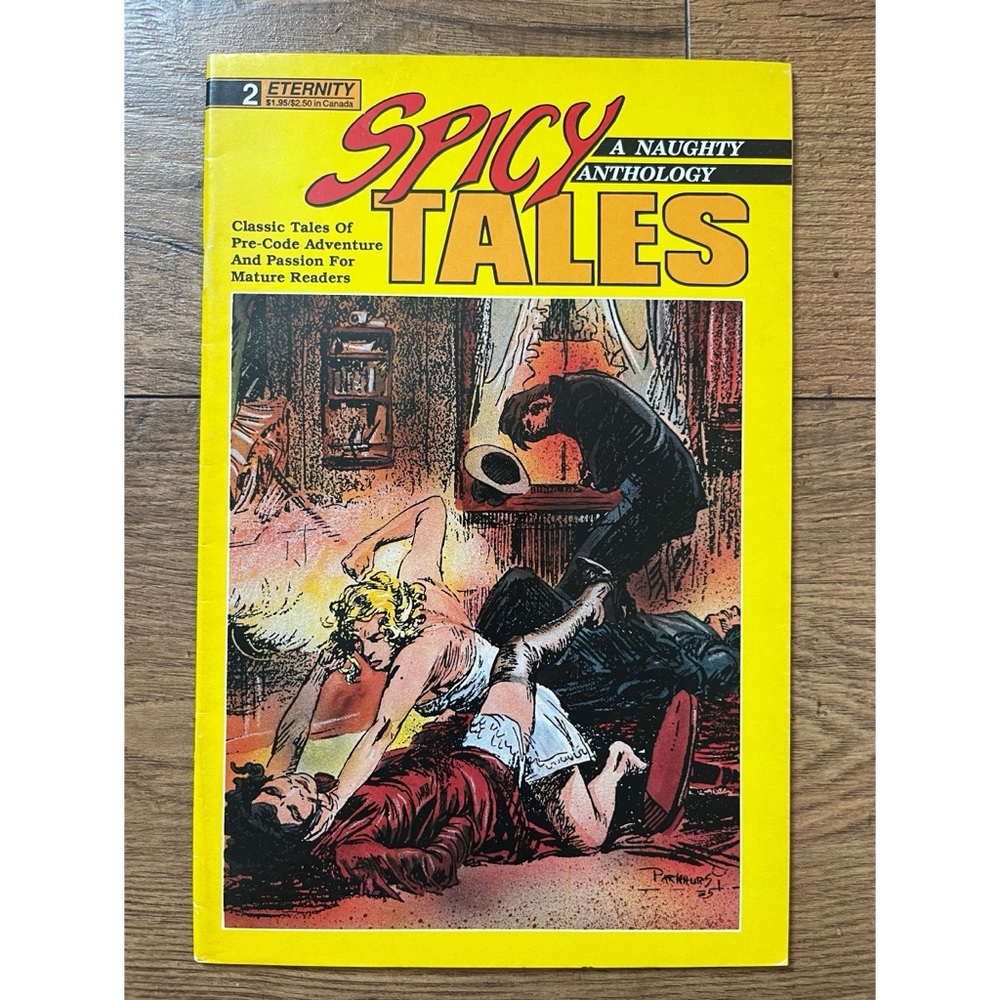 Vtg 1988 Spicy Tales No.2 Adult Eternity Comic Book Pre Code 1930s-1950s